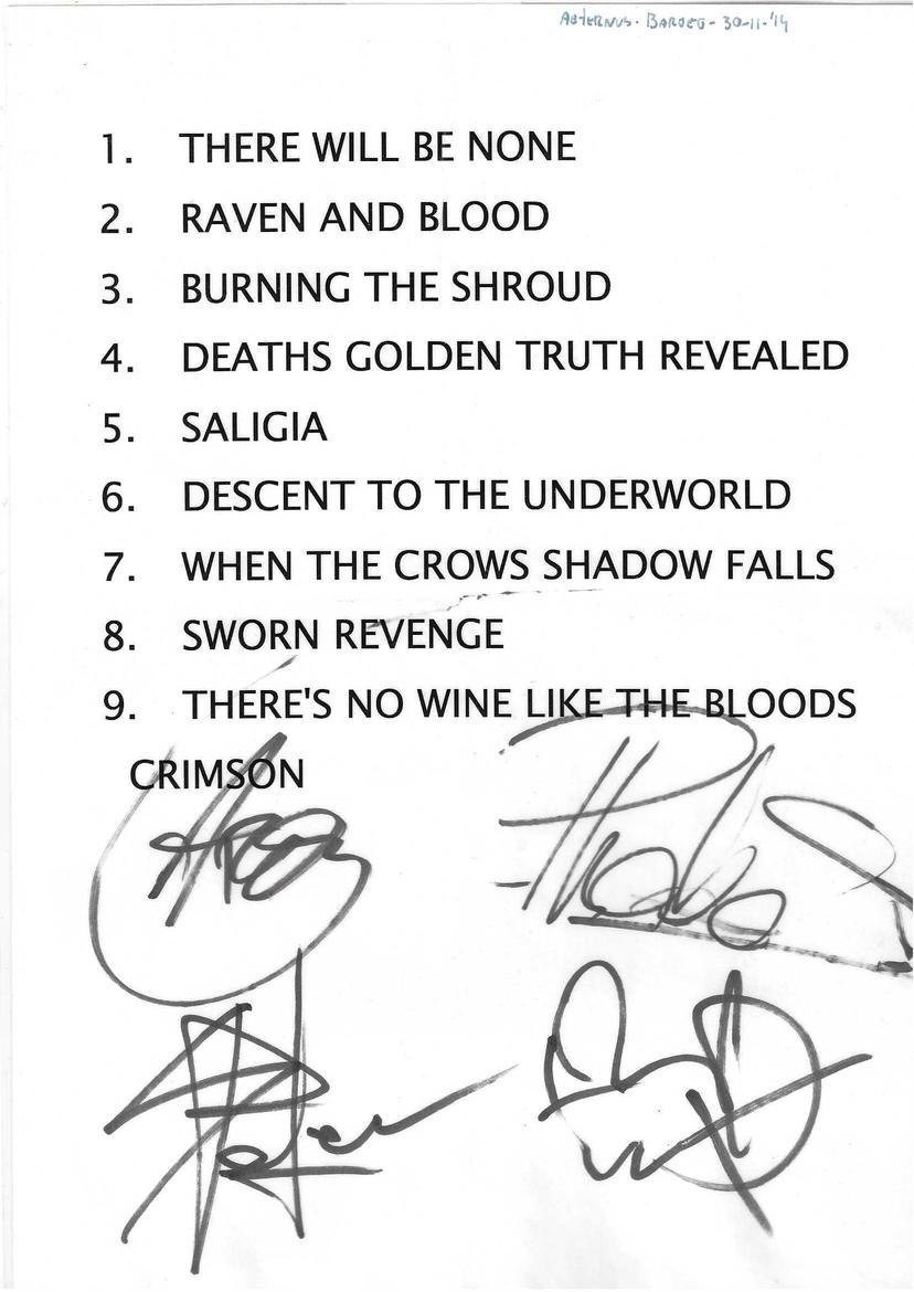 Setlist Aeturnus